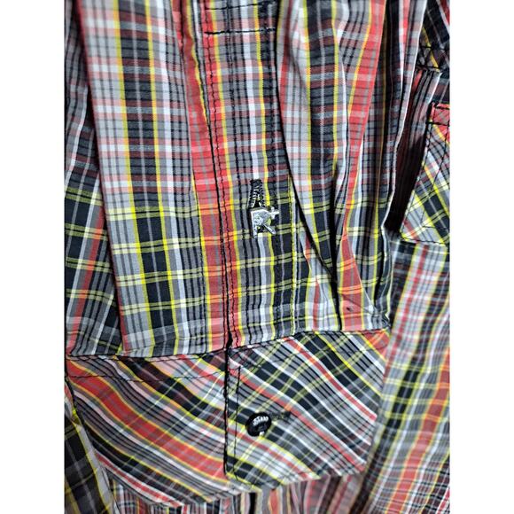 Rocawear Men's Cotton Plaid Flannel Long Sleeve Button-Down‎ Shirt Size 2XL - Picture 5 of 7
